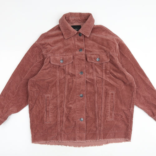 Zara Mens Pink Jacket Size S Button