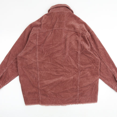 Zara Mens Pink Jacket Size S Button