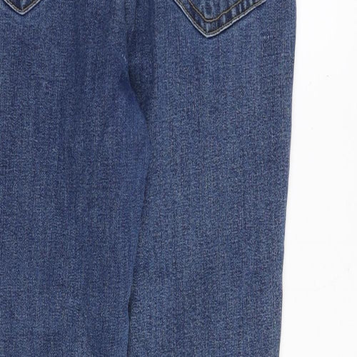 Dont think twice Womens Blue Cotton Skinny Jeans Size 12 Slim Zip