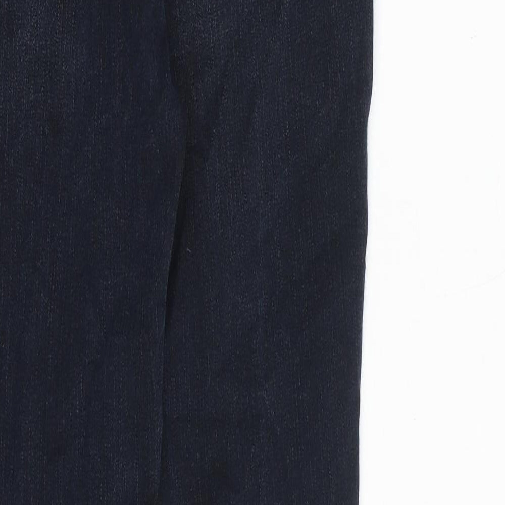 NEXT Womens Blue Cotton Skinny Jeans Size 10 Slim Zip