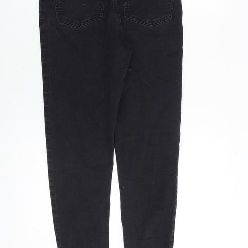Marks and Spencer Womens Black Cotton Jegging Jeans Size 10 Regular