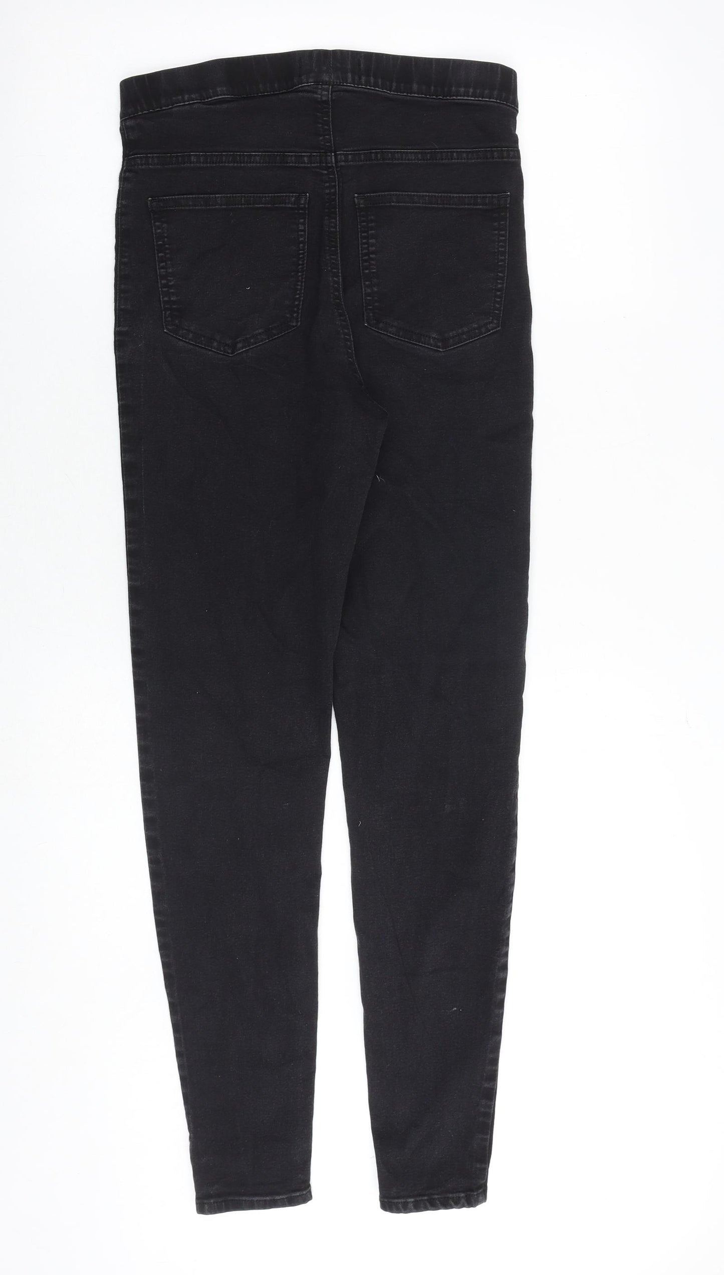 Marks and Spencer Womens Black Cotton Jegging Jeans Size 10 Regular