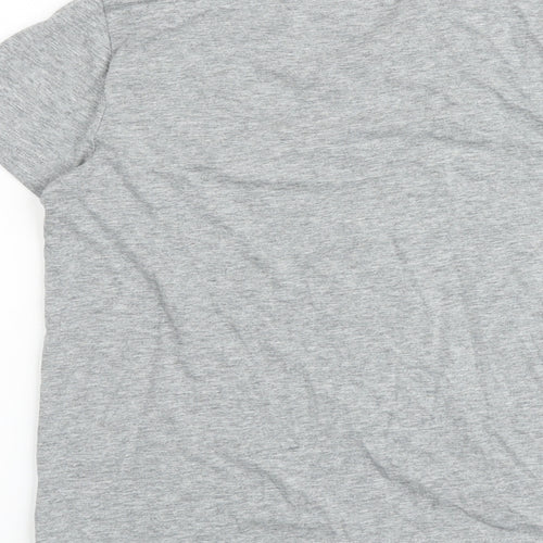 Levi's Boys Grey 100% Cotton Basic T-Shirt Size 6 Years Round Neck Pullover