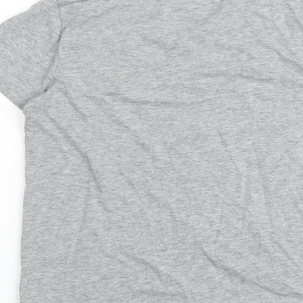 Levi's Boys Grey 100% Cotton Basic T-Shirt Size 6 Years Round Neck Pullover