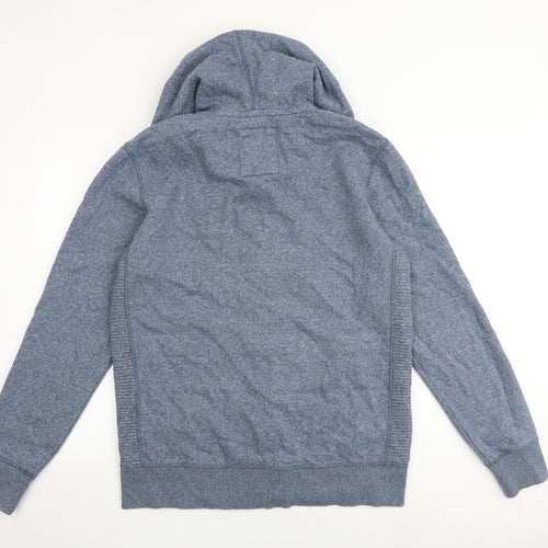 Fat Face Mens Blue Polyester Full Zip Hoodie Size L