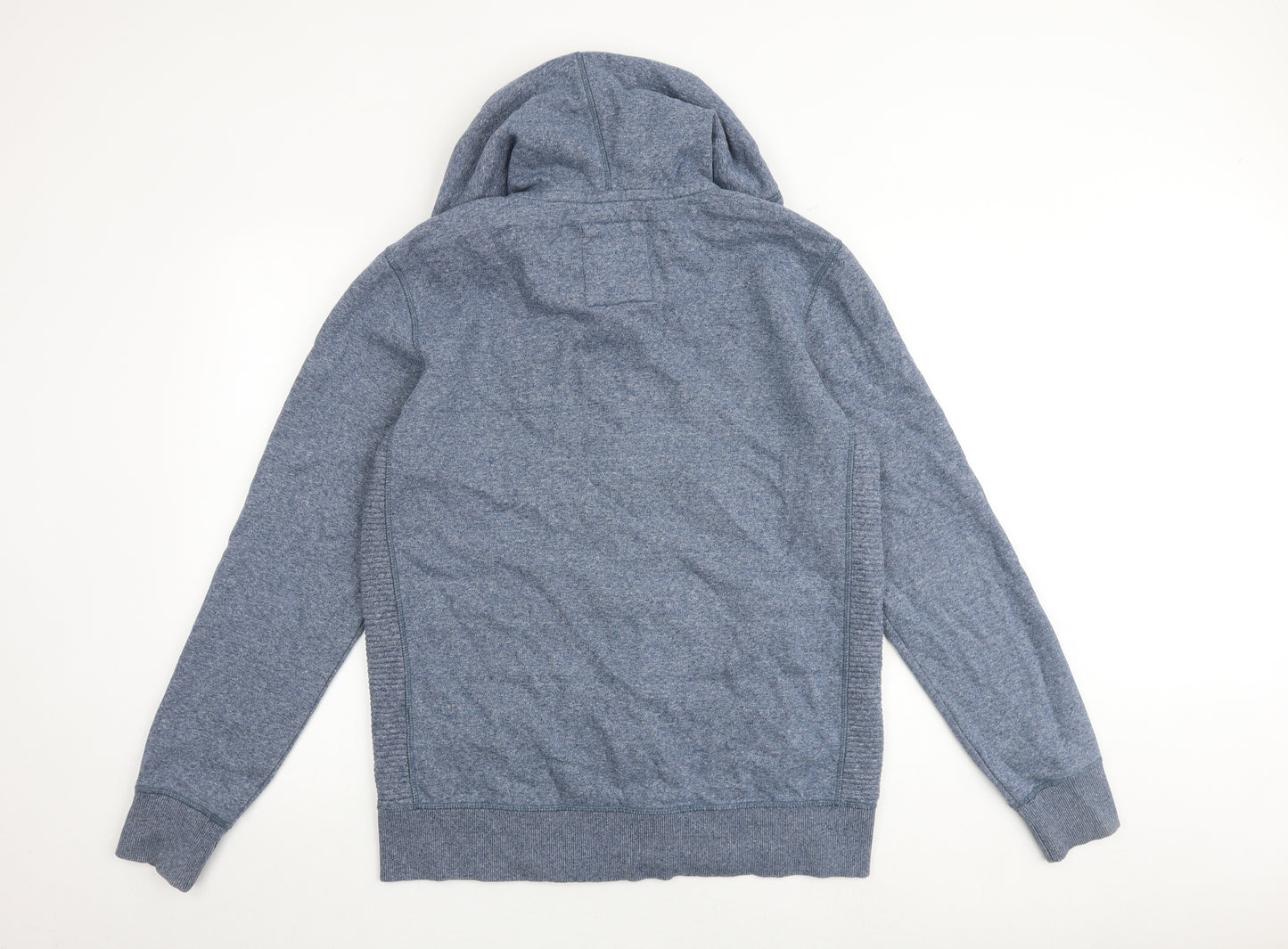 Fat Face Mens Blue Polyester Full Zip Hoodie Size L