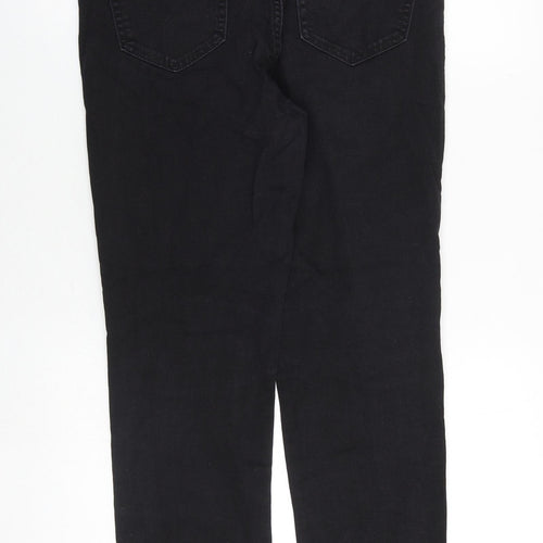 Gap Womens Black Cotton Skinny Jeans Size 30 in Regular Zip