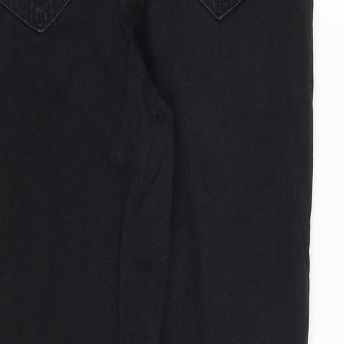 Gap Womens Black Cotton Skinny Jeans Size 30 in Regular Zip