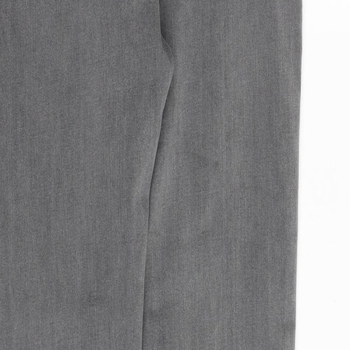 Laulia Womens Grey Cotton Skinny Jeans Size 14 Regular Zip