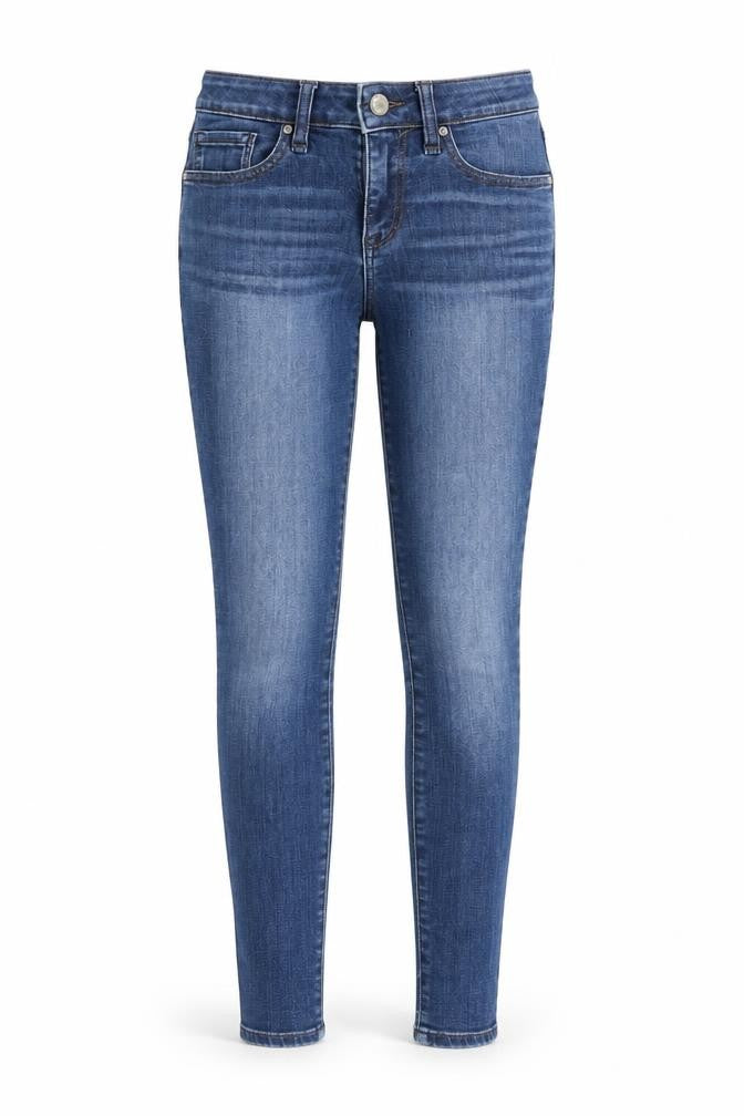 William Rast Womens Blue Cotton Skinny Jeans Size 24 in Regular Zip