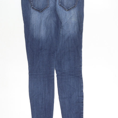 William Rast Womens Blue Cotton Skinny Jeans Size 24 in Regular Zip