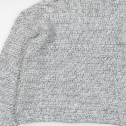 Marks and Spencer Womens Grey Round Neck Acrylic Pullover Jumper Size S
