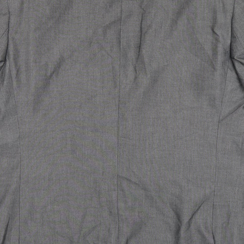 NEXT Mens Grey Polyester Jacket Suit Jacket Size 46 Regular