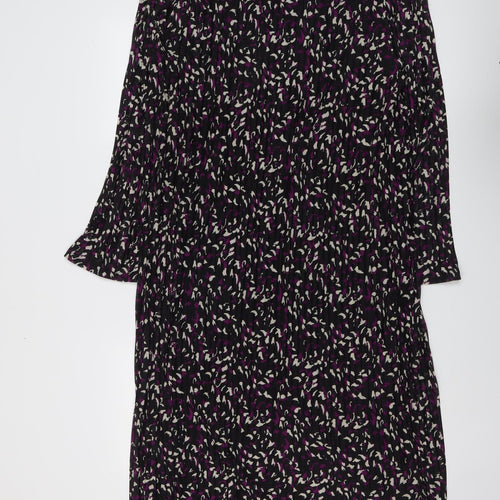Marks and Spencer Womens Multicoloured Geometric Polyester A-Line Size 22 Round Neck Pullover