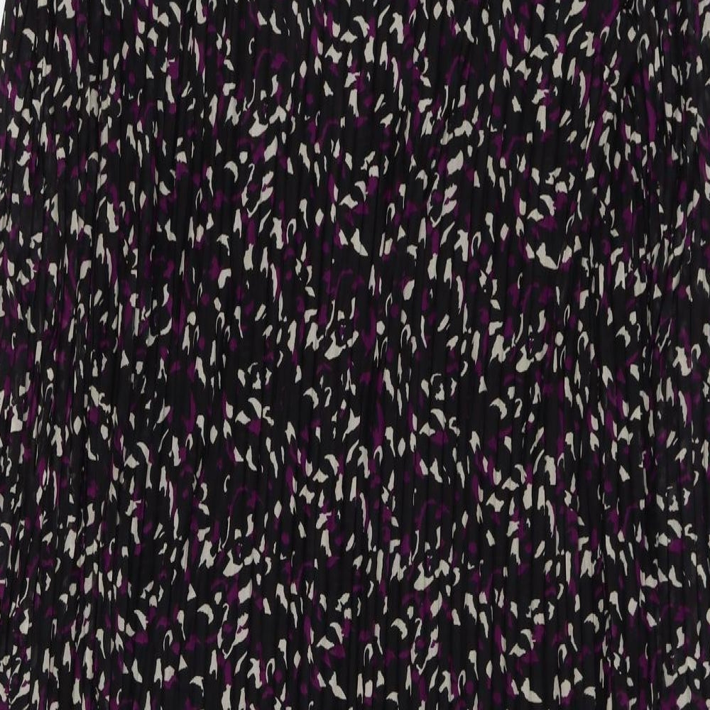Marks and Spencer Womens Multicoloured Geometric Polyester A-Line Size 22 Round Neck Pullover