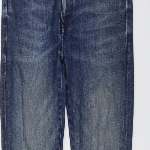 River Island Mens Blue Cotton Skinny Jeans Size 26 in L32 in Regular Button