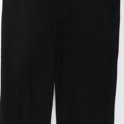River Island Mens Black Cotton Skinny Jeans Size 30 in L30 in Regular Button
