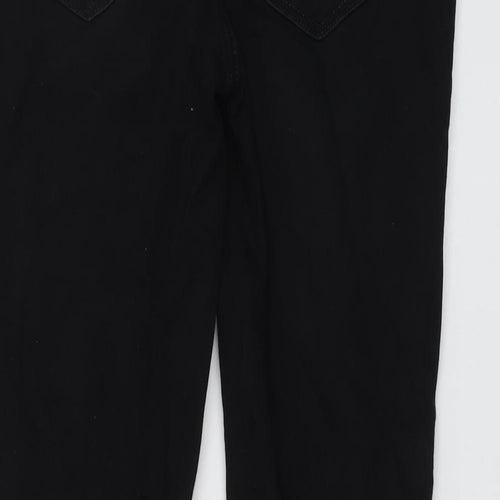 River Island Mens Black Cotton Skinny Jeans Size 30 in L30 in Regular Button