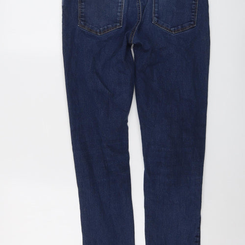 NEXT Boys Blue Cotton Skinny Jeans Size 16 Years Regular Button