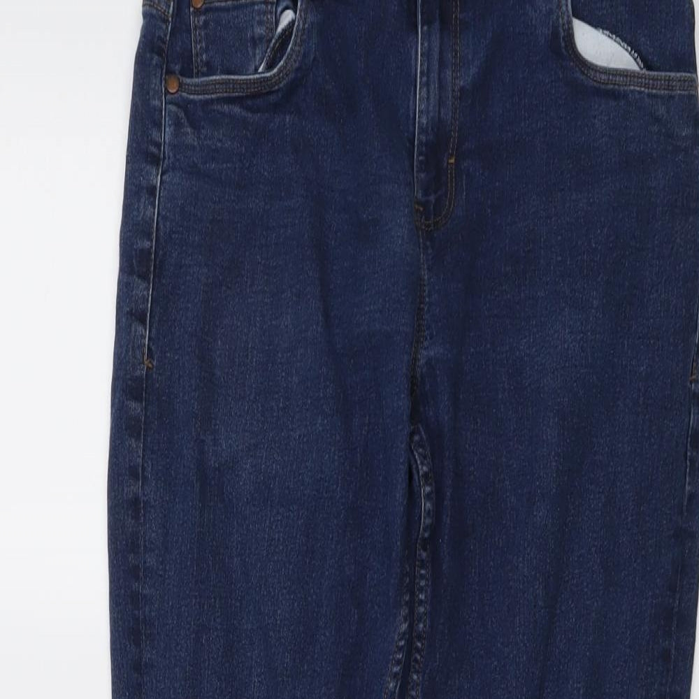 NEXT Boys Blue Cotton Skinny Jeans Size 16 Years Regular Button