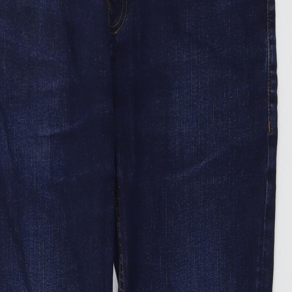 NEXT Mens Blue Cotton Straight Jeans Size 36 in L30 in Regular Button