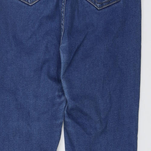 365 Denim Womens Blue Cotton Skinny Jeans Size 14 L25 in Regular Button