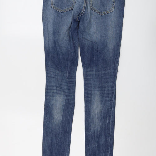 Gap Womens Blue Cotton Skinny Jeans Size 6 L29 in Regular Button