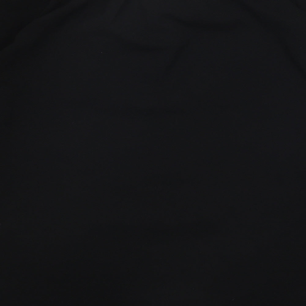 Izabel London Womens Black Polyester Basic Blouse Size 16 Boat Neck