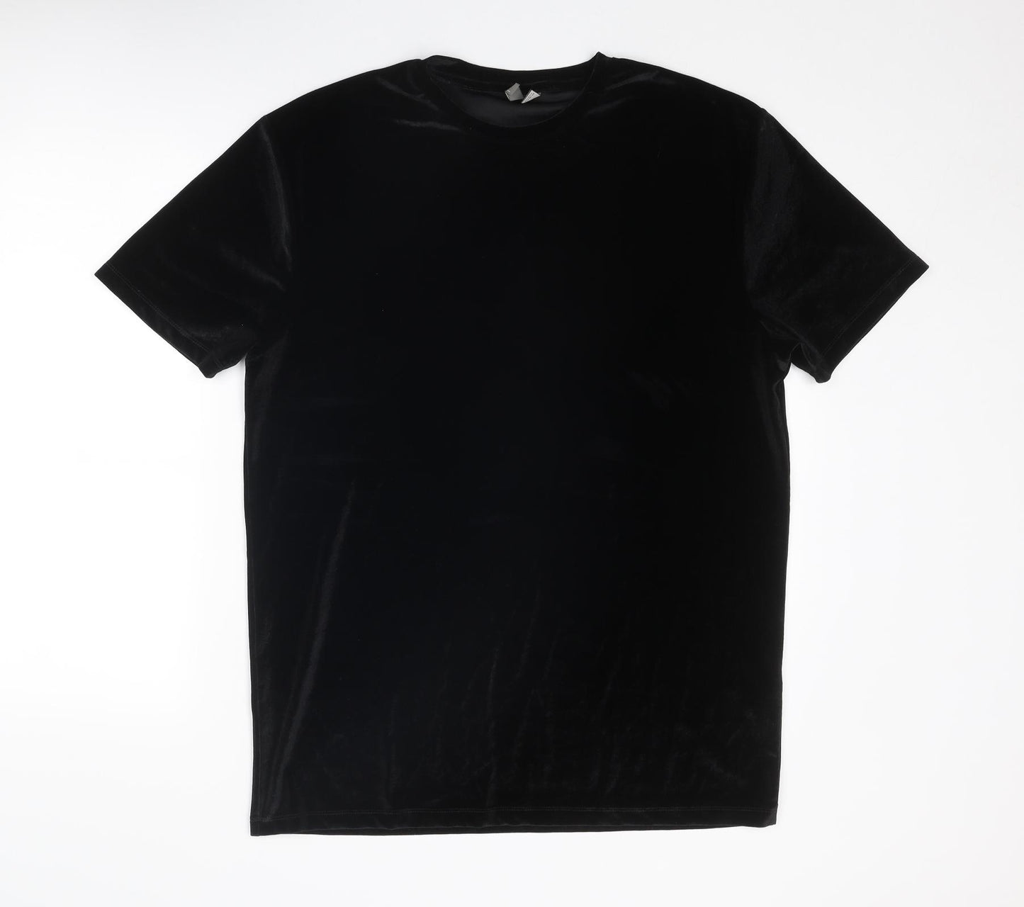 ASOS Womens Black Polyester T-Shirt Dress Size M Round Neck Pullover