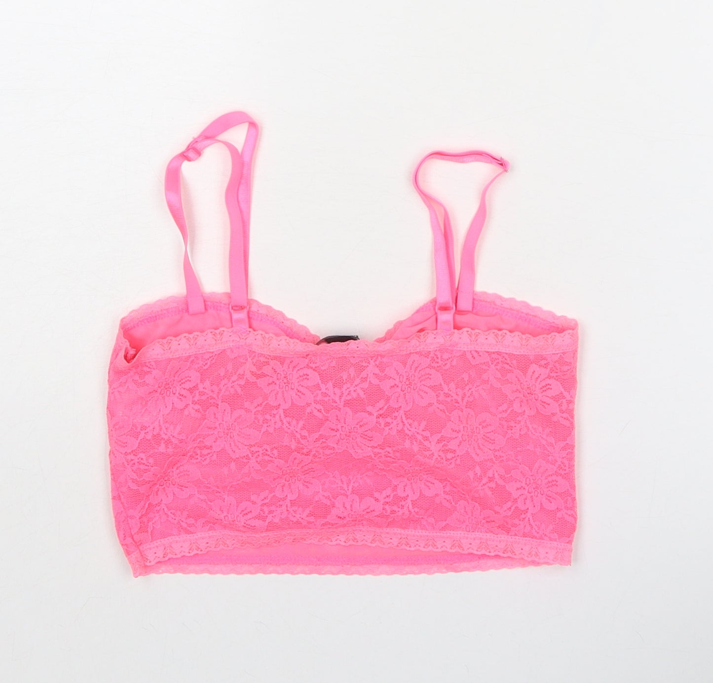 FOREVER 21 Womens Pink Polyester Cropped Tank Size S Sweetheart - Bralette