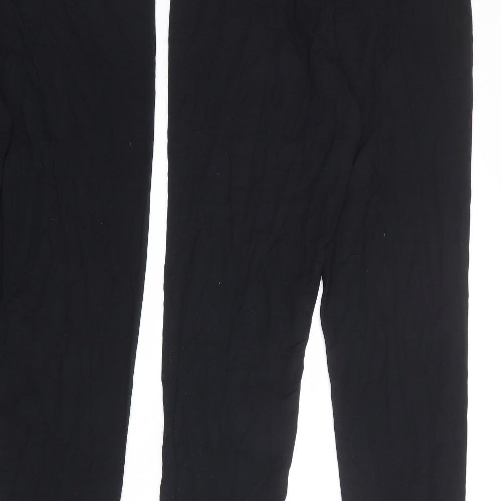 NEXT Womens Black Viscose Capri Leggings Size 12