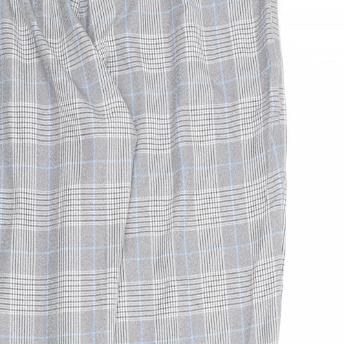 Select Womens Multicoloured Plaid Polyester Capri Trousers Size 14 Regular Zip