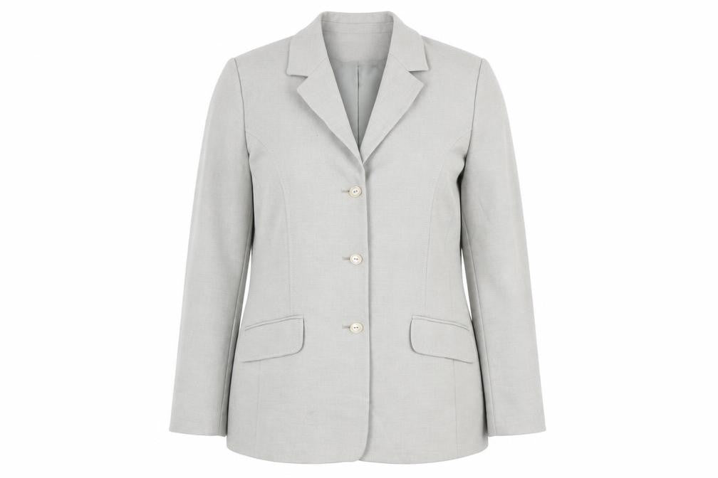 Debenhams Womens Grey Polyester Jacket Blazer Size 14
