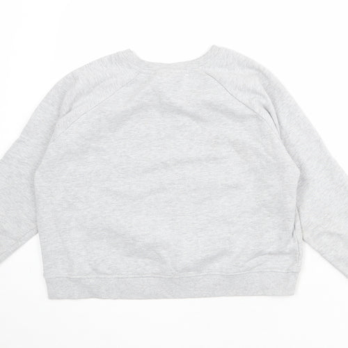 Nocozo Womens Grey Cotton Pullover Sweatshirt Size 10 Pullover - Love