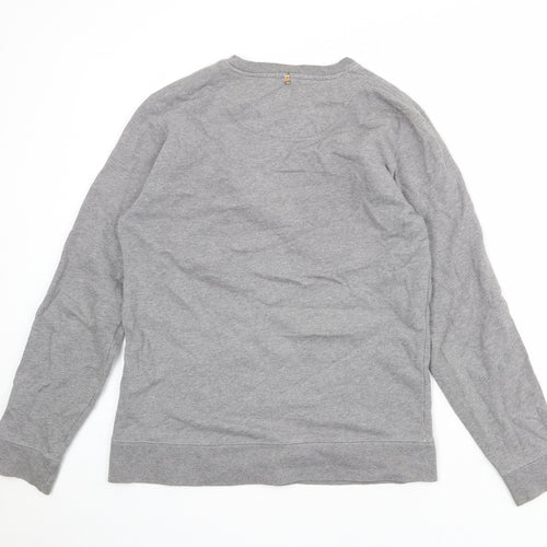 Pretty Green Womens Grey 100% Cotton Pullover Sweatshirt Size M Pullover