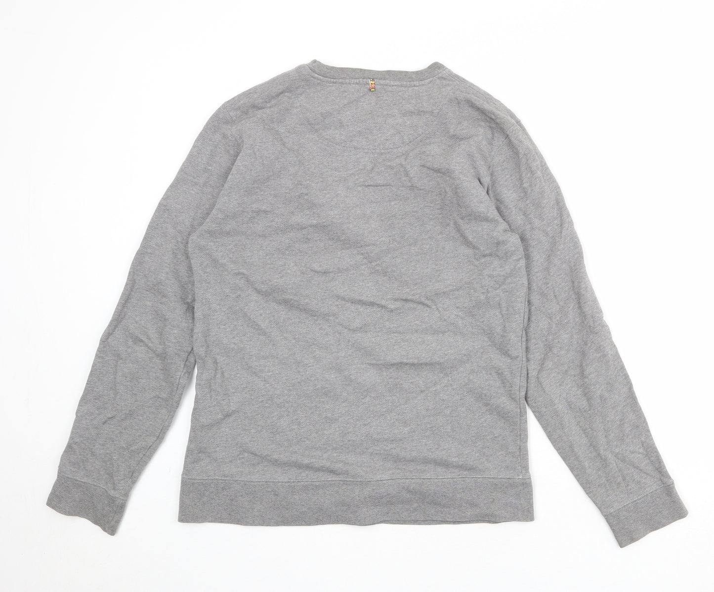 Pretty Green Womens Grey 100% Cotton Pullover Sweatshirt Size M Pullover