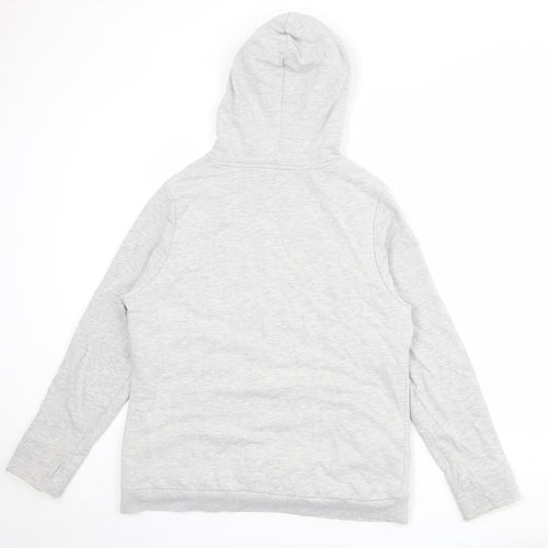 Crane Womens Grey Cotton Pullover Hoodie Size L Pullover