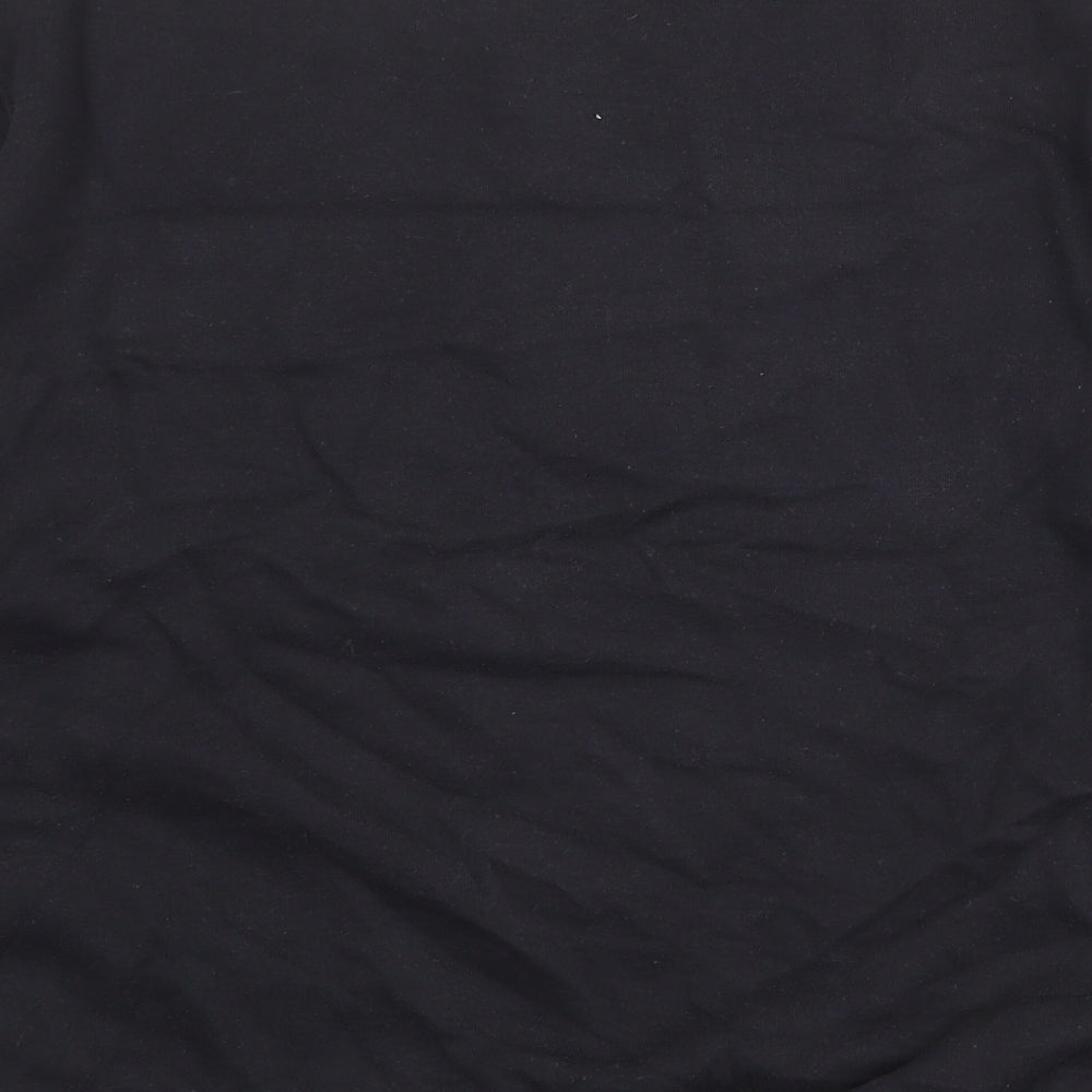 Champion Mens Black Cotton Pullover Sweatshirt Size L
