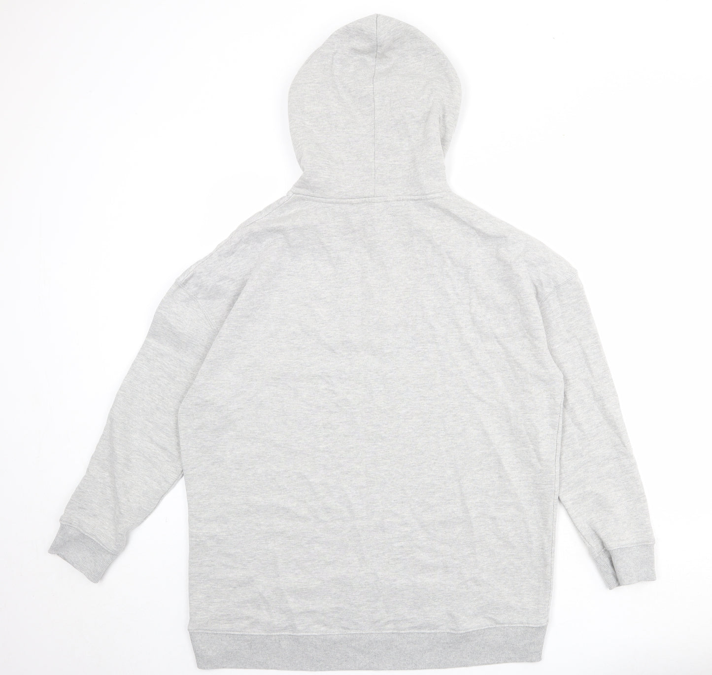 Very Womens Grey Cotton Pullover Hoodie Size 14 Pullover