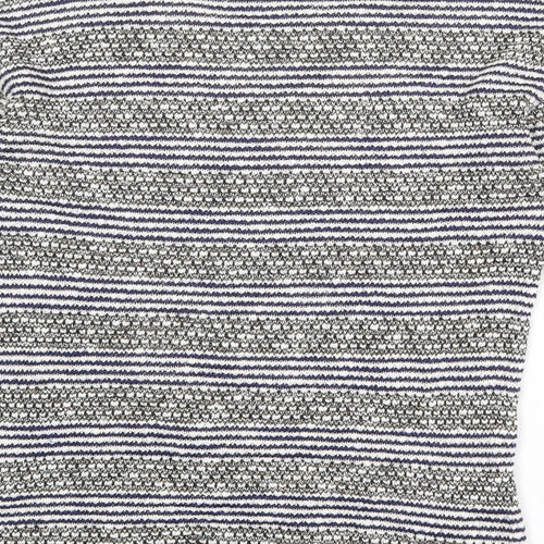NEXT Womens Multicoloured Round Neck Cotton Pullover Jumper Size 6