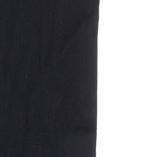 PRETTYLITTLETHING Womens Black Polyester Bandage Skirt Size XS