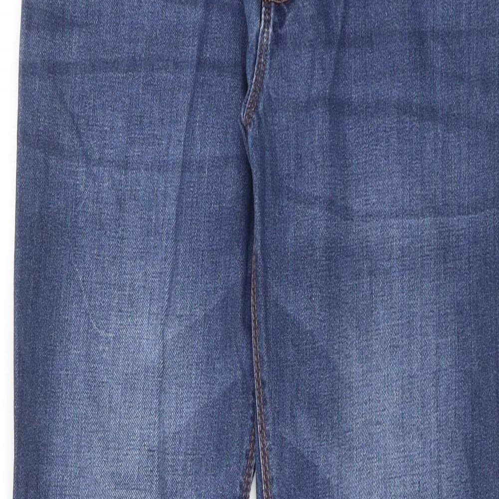 NEXT Boys Blue Cotton Straight Jeans Size 14 Years Regular Zip