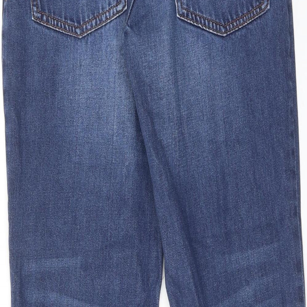 NEXT Boys Blue Cotton Straight Jeans Size 14 Years Regular Zip