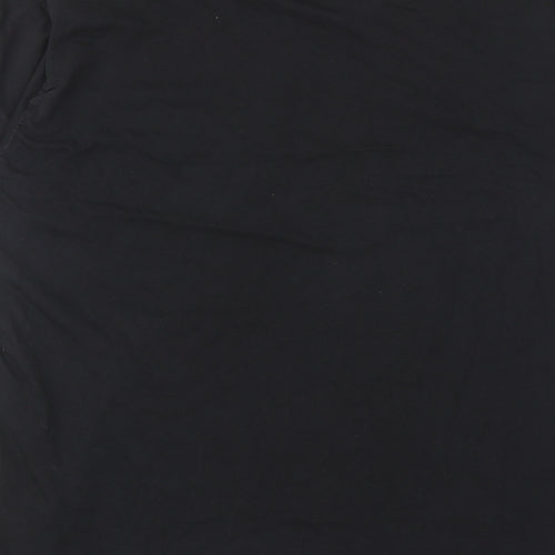 NICCE Mens Black Cotton T-Shirt Size M Round Neck