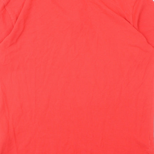 Polo Ralph Lauren Mens Red Cotton Polo Size M Collared Button