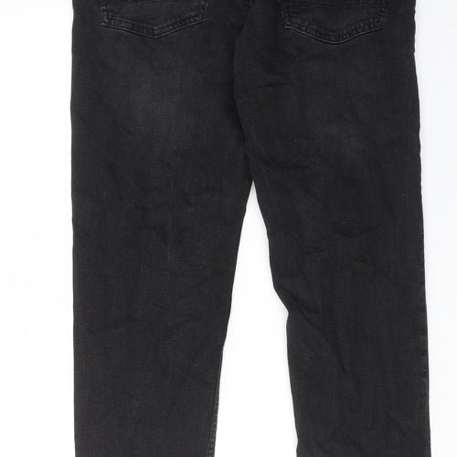 Ben Sherman Mens Black Cotton Straight Jeans Size 36 in Slim Zip
