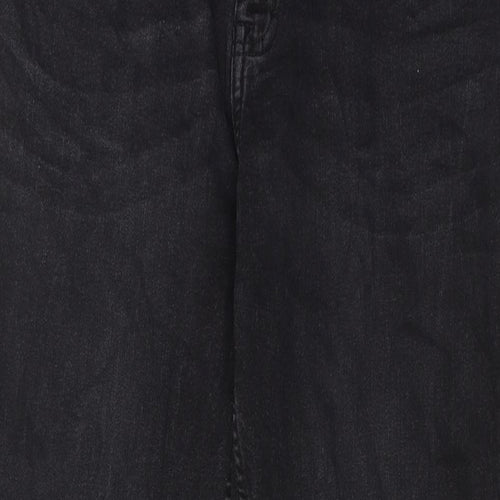 Ben Sherman Mens Black Cotton Straight Jeans Size 36 in Slim Zip