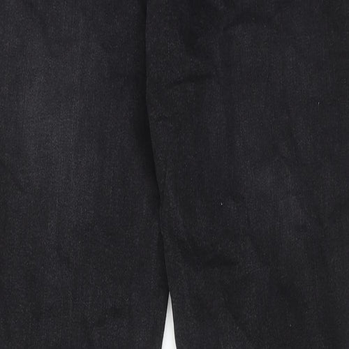 Ben Sherman Mens Black Cotton Straight Jeans Size 36 in Slim Zip