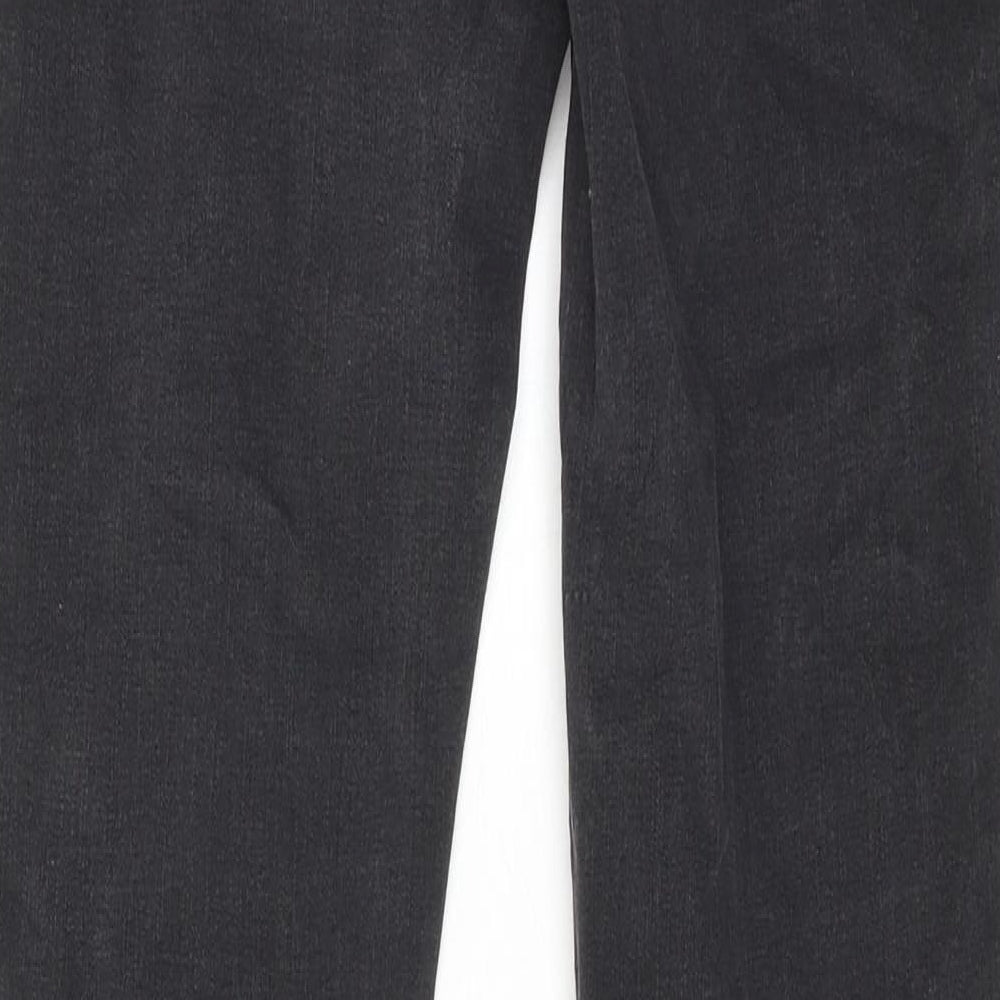 Jigsaw Womens Grey Cotton Skinny Jeans Size 30 in L30 in Regular Zip