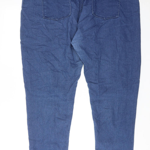 Select Womens Blue Cotton Jegging Jeans Size 18 Regular